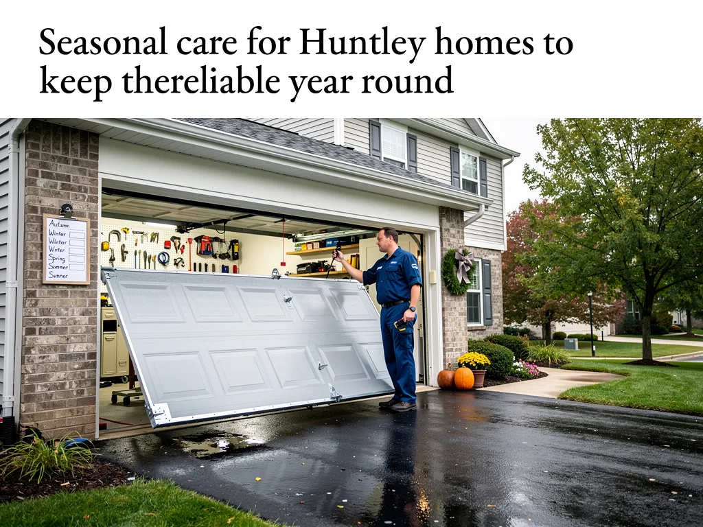 Seasonal care for Huntley homes to keep the door reliable year round